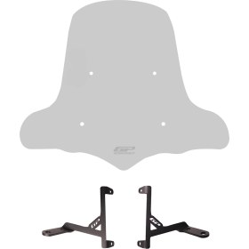 Resim GP Kompozit RKS VRS 125 2023-2025 Uyumlu Elcikli Ön Cam Füme 50 cm 