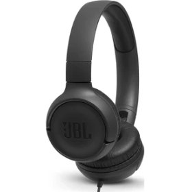 Resim JBL T500 Mikrofonlu Kablolu Kulaküstü Siyah Kulaklık 