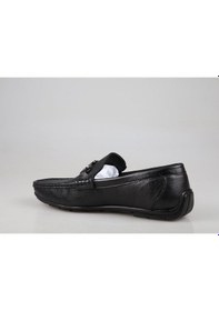 Resim Marcomen 21147 Hakiki Deri Siyah Erkek Günlük Ayakkabı Siyah 