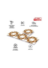 Resim Tink Kendinden Yapışkanlı Ahşap 006 Desenli Pvc Karo 30x30 Cm 