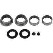 Resim Honmex Peugeot 206 207 Citroen C2 Arka Eksen 47mm 4 Parça Porselen Tamir Seti Metal Gümüş 513196 517408 513266 5131a6 