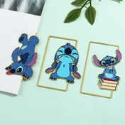 Resim 1/3 Disney Metal Yer İşaretleri Seti, Sevimli Stitch Tasarımı, Hayranların Toplamak, Okuma İşaretleri Olarak Kullanmak veya Sevgililer Günü'nde Kitap Aşkına Doğum Günü Hediyeleri Olarak Kullanmak İçin Mükemmel. 