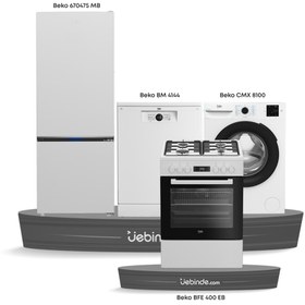 Resim Beko 4 lü Bahar Çeyiz Paketi-4 (670475 MB + CMX 8100 + BM 4144 + BFE 400 EB) 