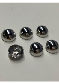 Resim Ceket Hırka Kol Boyu Düğmesi Bombeli Gümüş 6 Lı Set 1,8 Mm 527715 