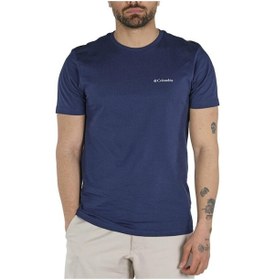 Resim Columbia CSC M Basıc SM Logo Brushed SS Tee Erkek Tişört Lacivert 