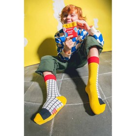 Resim Eat My Socks French Fries Çocuk Çorap 