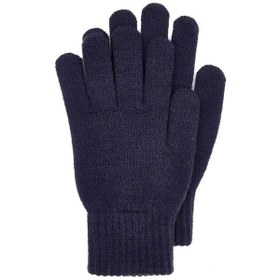 Resim Suyutti K101-026 Büyük Süper Örme Erkek Eldiven Lacivert 
