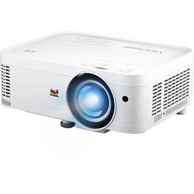 Resim VIEWSONIC LS550WH 3000 LED Lumen WXGA 1280x800 HDMI, RJ45, 3.000.000:1, 3D KISA MESAFE LED Projeksiyon 