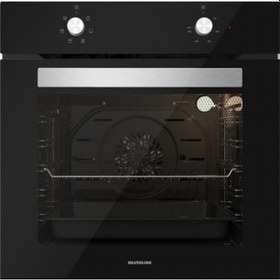 Resim Silverline BO6501B01 - CS5343B01 - 3420 Classy 60 Siyah Cam Ankastre Set 