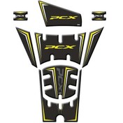 Resim Gogo Tank Pad 004 8 Parça Honda Pcx 125 2025 Siyah Sarı 