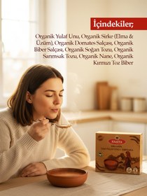 Resim Nahita Organik Tam Yulaf Unlu Tarhana - Vegan, Diyete Uygun, Yüksek Lif, Bol Protein (500 gr) 