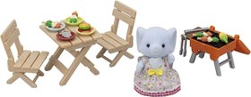 Resim Sylvanian Families Barbekü Piknik Seti - Fil Kız 5640 