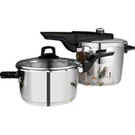 Resim Aryıldız Easy Quick Kanka 6+4 L Düdüklü Tencere Seti 