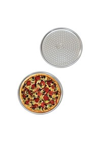 Resim Delikli Pizza Fırın Tepsisi Paslanmaz Çelik 28. 32 ve 36 CM 