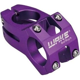 Resim Wake Mor Bisiklet Kısa Gidon Boğazı 40 MM Mor 