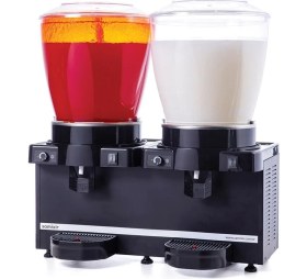 Resim Samixir Panoramik 22 Twin Fıskiyeli ve Karıştırıcılı Soğuk Içecek Dispenseri 22 L + 22 L 