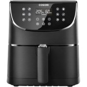 Resim Cosori Cosorı Airfryer 5.5 L, Xxl, Sıcak Hava Fritözü, 100 Yemek Kitabı, Dijital LED Dokunmatik Ekran, 11 Program, Ön Isıtma ve Sıcak Tutma, Lama Modu, Yağsız, 1700 W 