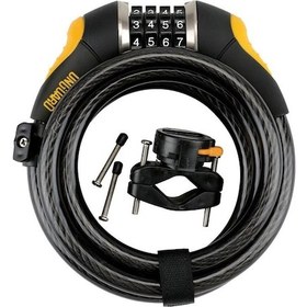 Resim Onguard 8031 Doberman Şiifreli Bisiklet Kilit Siyah 