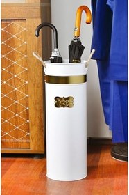 Resim Yıldıray Metal Metal Şemsiyelik Beyaz Tek Ebat 