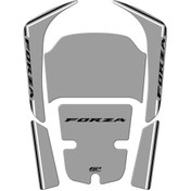Resim Gp Kompozit Tank Pad Nardo Gri Honda Forza 250 2018-2025 