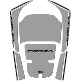 Resim Gp Kompozit Tank Pad Nardo Gri Honda Forza 250 2018-2025 