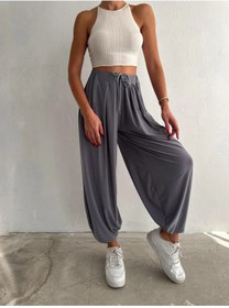 Resim 02Lady Fashion MODAL KUMAŞ YUMUŞAK DOKU ŞALVAR PANTOLON 