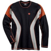 Resim Harley Davidson Harley-davidson Men's Performance Long Sleeve Tee With Coolcoretechnology 