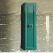 Resim Denko Nergis 35 Cm Mdf Zümrüt Yeşil Banyo Boy Dolabı 