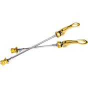 Resim Kosona Alüminyum Bisiklet Hızlı Çıkartma Çubuğu, Dağ Bisikleti On Arka Tekerlek Eşyası, 100mm/135mm Boy, Altın Renk 