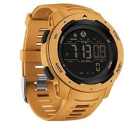 Resim Cloud011 Sanda Erkekler İçin Sarı Adım Sayar Kalori Sayacı Kronograf Alarm 5atm Spor Saati Diğer 