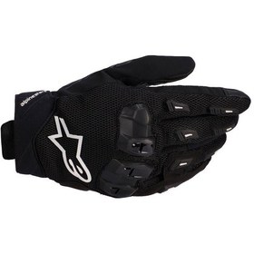 Resim Alpinestars Sp X 5 Air Korumalı Motosiklet Eldiveni Siyah Beyaz 