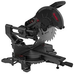 Resim Kress KH483.9 40Volt 1400W 254 MM Kömürsüz Kızaklı Bluetooth Bağlantılı Profesyonel Gönye Kesme - Akü Dahil Değildir 
