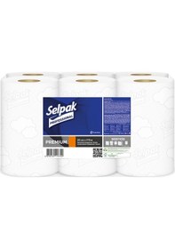 Resim Selpak Professional Premium Sensörlü Dispenser Rulo Havlu 6'lı 25 CM x 175 M 