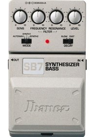 Resim Ibanez Sb7 Bass Synth Synthesizer Efekt Pedalı Profesyonel Tone-lok Serisi, Dinamik Bas Sentezleyici Tonları, Ayarlanabilir Frekans Ve Rezonans Kontrolü 