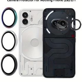 Resim 2 Adet Temperli Cam Kamera Lens Koruyucuları Nothing Phone (2a)/(2)/1 için, Parlak Yüksek Şeffaflık Çizilmeye Dayanıklı Kamera Halka Kılıfları 