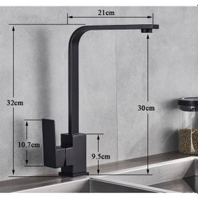 Resim Venita T-max Yüksek Gövde Mutfak Bataryası Siyah Siyah 