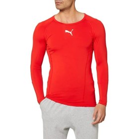 Resim Puma Liga Baselayer Erkek Kırmızı Tişört 