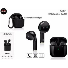 Resim Subzero AIR5S SW21 Wıreless Bluetooth Kulak İçi Kulaklık + Kılıf 