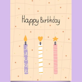 Resim Happy Birthday Mesaj Kartı 