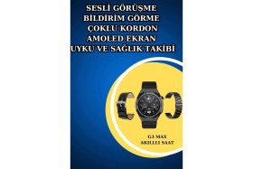 Resim Dukkanıum Aksesuar Hediyeli Akıllı Saat ve Dijital Göstergeli Powerbankli Bluetooth Kulaklık 