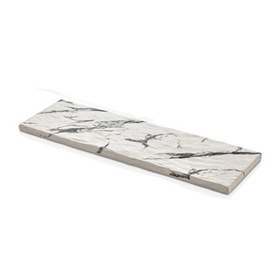 Resim Külsan Thermoset Pano, Mermer Görünümlü, GN 2/4, 53x16.3 cm, Beyaz 