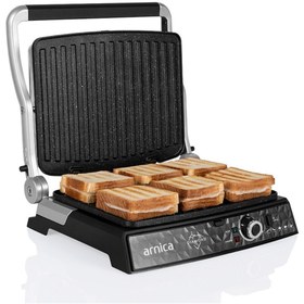 Resim Arnica Diamond Gh26252 Tost Makinası İnox 