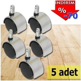 Resim Depolife Büro Koltuk Yıldız Ayak Tekerleği Tekerlek Ofis 