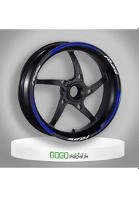 Resim Reflektör Mavi Yamaha R25 Uyumlu 1 Set Jant Şeridi Çok Renkli 
