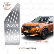 Resim intakrom Peugeot 2008 Krom Ayak Dinlendirme Pedalı 2016 - 2020 