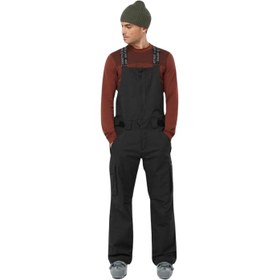 Resim Salomon Transfer Bib Pant Erkek Siyah Kayak Pantolonu 
