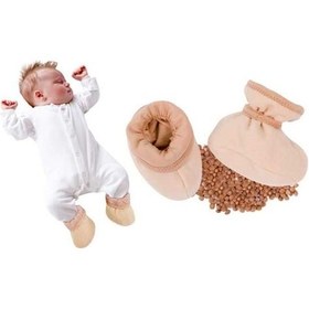 Resim Sevi Bebe Pamuk Kiraz Çekirdekli Gaz Patik Çorap 