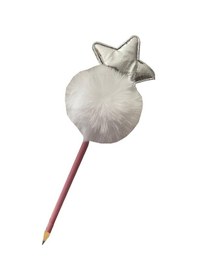 Resim Yıldızlı Ponpon Peluş Kurşun Kalem 