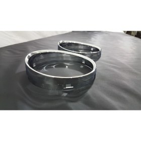 Resim NOS Bmw E60 Gösterge Kadran Halka Çerçevesi Seti, M5 Stil Bmw E60 Gösterge Krom Çerçeve 