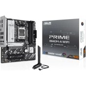 Resim Mena Rise Prıme B840M-A Wıfı Amd B840 Am5 Ddr5 7600 2xdp HDMI 3x M2 Usb3.2 Wifi 6e + Bt Aura Rgb 2.5gbit Lan Matx 5x Protectıon Iıı, Bıos Flashback Butonu 